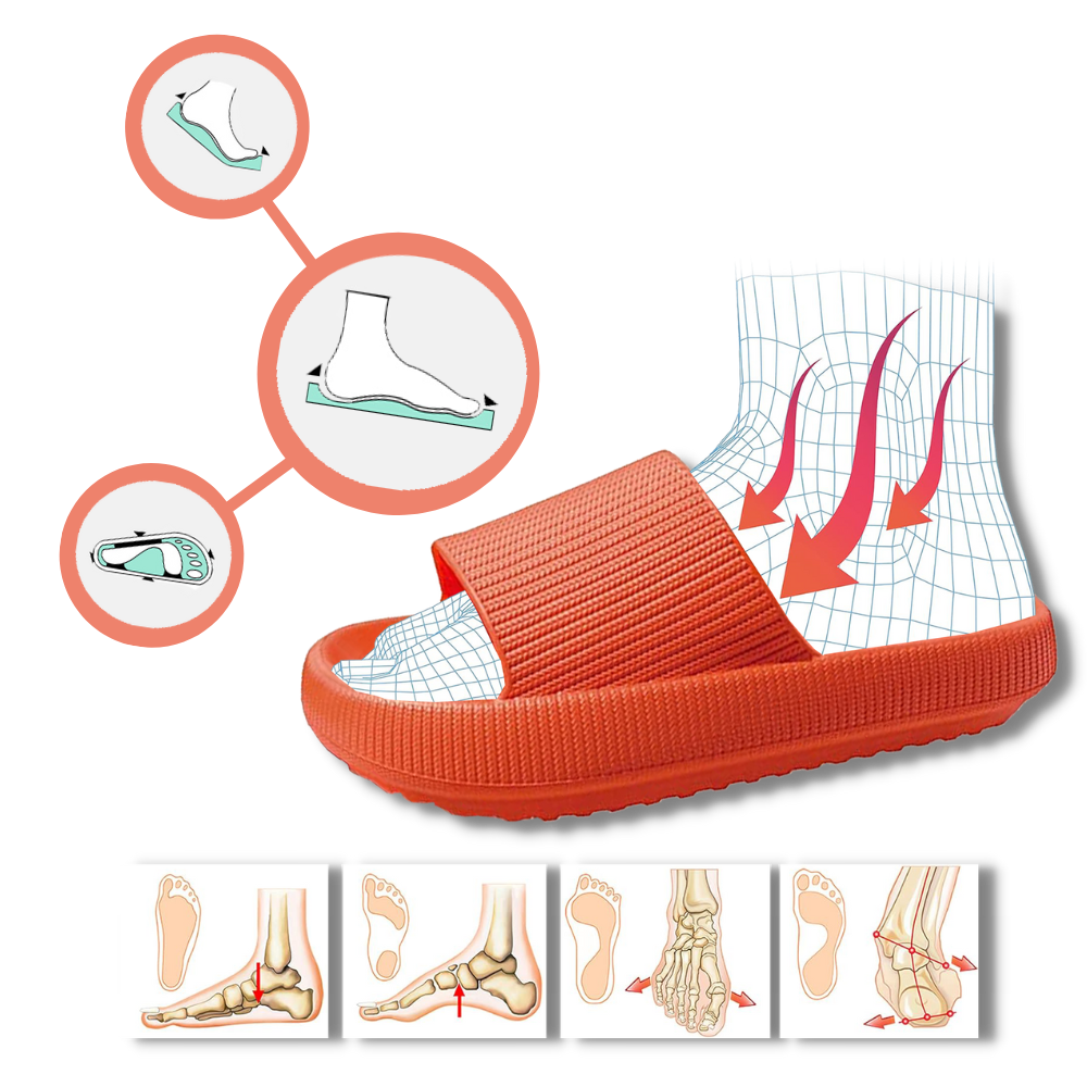 Sandales orthopédiques d'été colorées - Ozerty