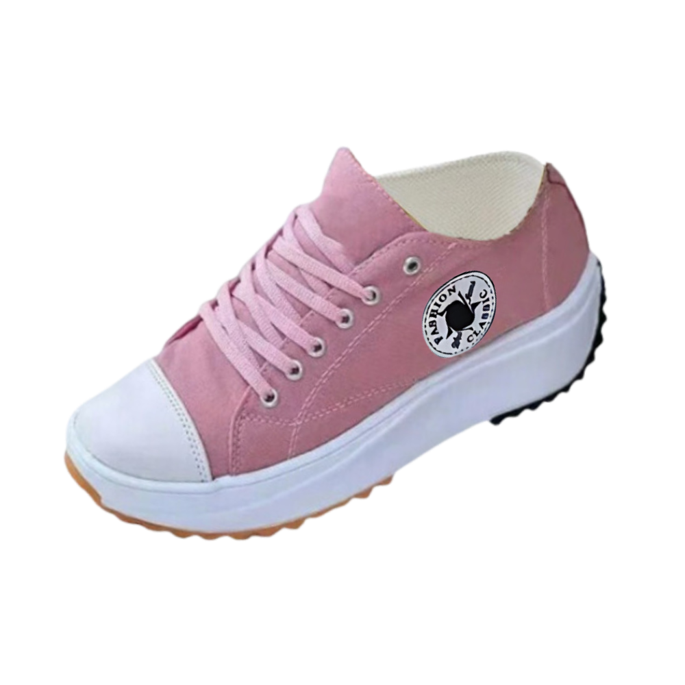 Sneakers anti-dérapantes en toile confortablement surélevées
-Rose/EU35/US5/UK2Rose/EU36/US6/UK3Rose/EU37/US6.5/UK4Rose/EU38/US7.5/UK5Rose/EU39/US8.5/UK6Rose/EU40/US9/UK7Rose/EU41/US9.5/UK8Rose/EU42/US10/UK9 - Ozerty