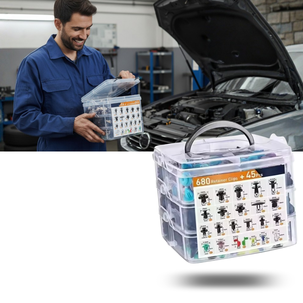 Kit complet de rivets pour voiture - Ozerty