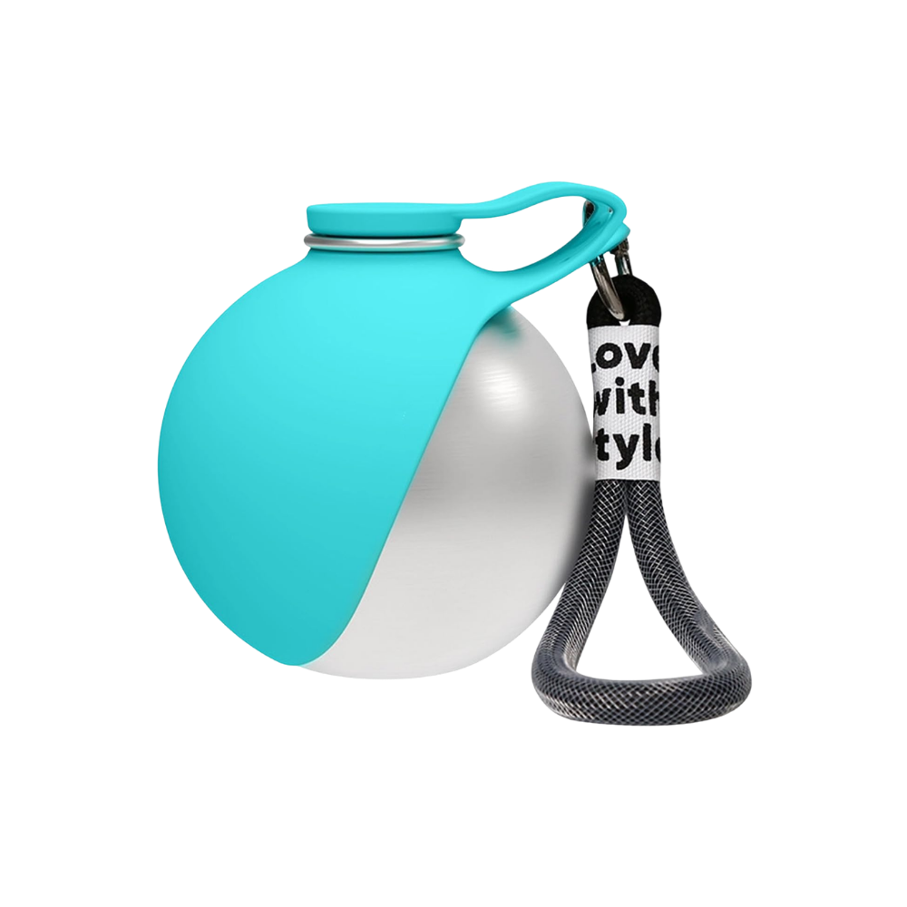 Gourde pratique pour chien -Bleu - Ozerty