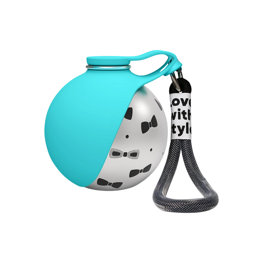 Gourde pratique pour chien -Bleu - Ozerty