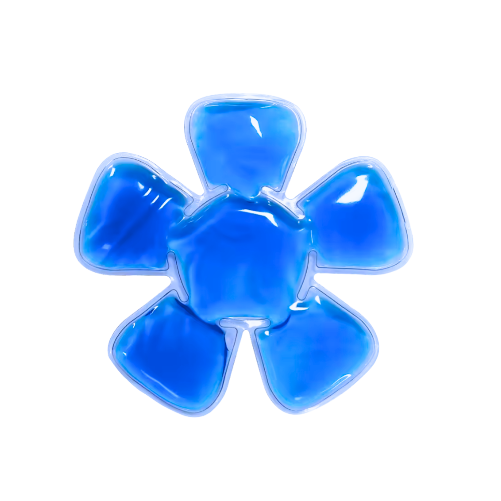Insert de poche de gel rafraîchissant pour la tête -Bleu - Ozerty