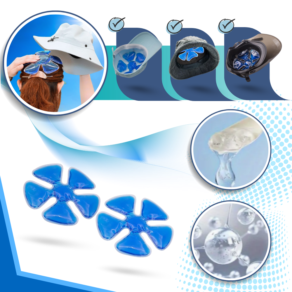 Insert de poche de gel rafraîchissant pour la tête - Ozerty