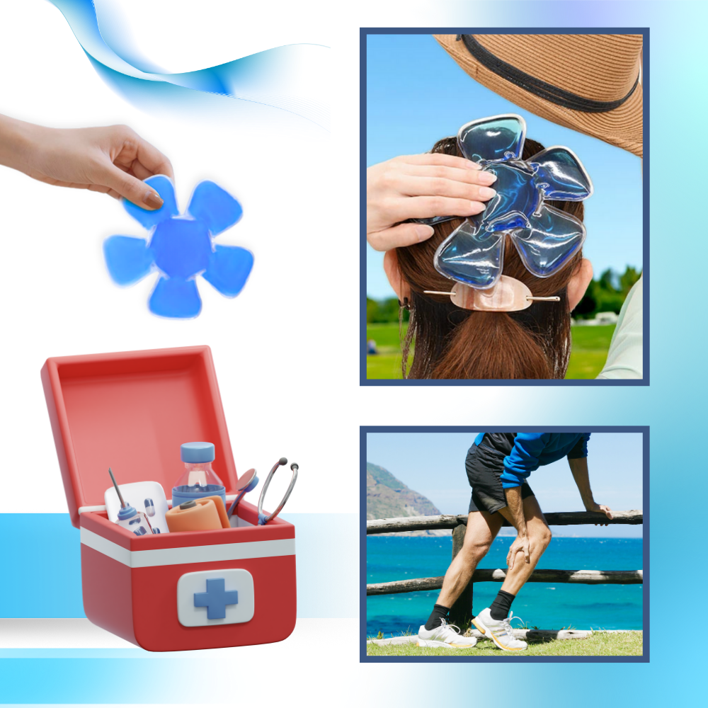 Insert de poche de gel rafraîchissant pour la tête - Ozerty