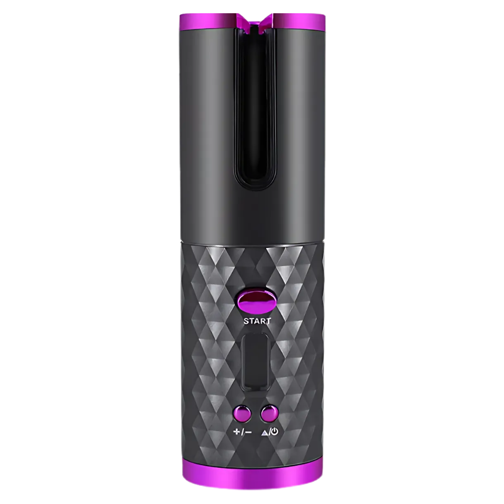 Fer à boucler ionique sans fil -Gris - Ozerty