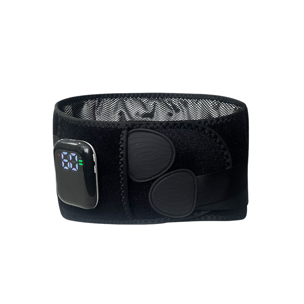 Ceinture massante et chauffante avec corset pour sciatique -Noir - Ozerty