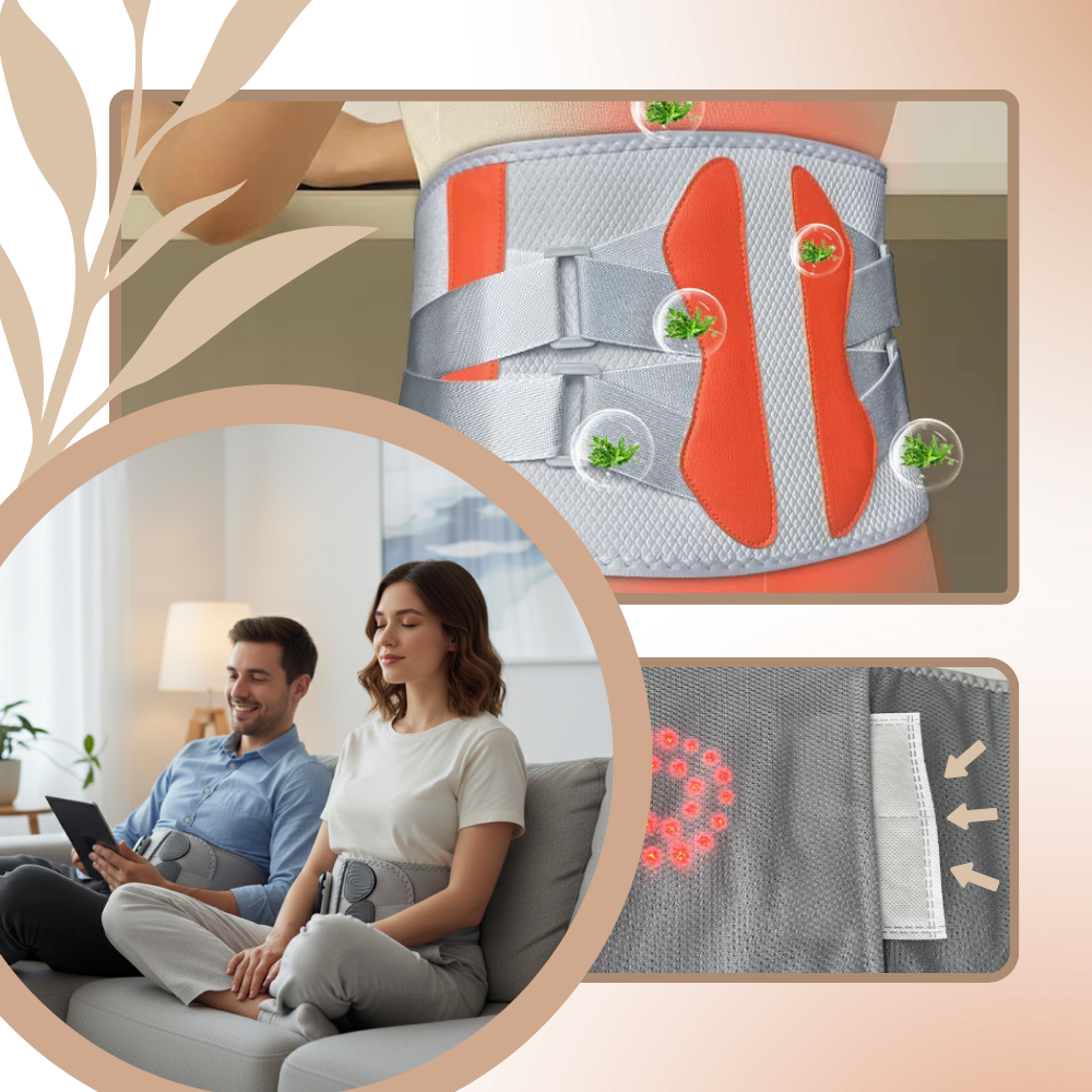 Ceinture massante et chauffante avec corset pour sciatique - Ozerty