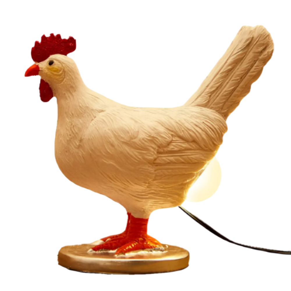 Lampe douce en forme de poule
 - Ozerty