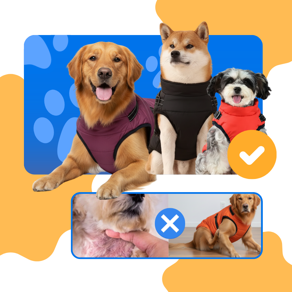 Veste d'hiver confortable pour chien - Ozerty