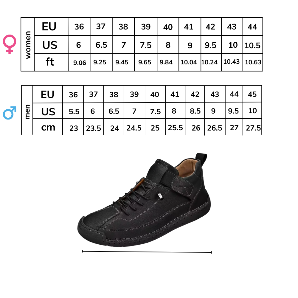 Baskets orthopédiques à soutien enveloppant - Ozerty