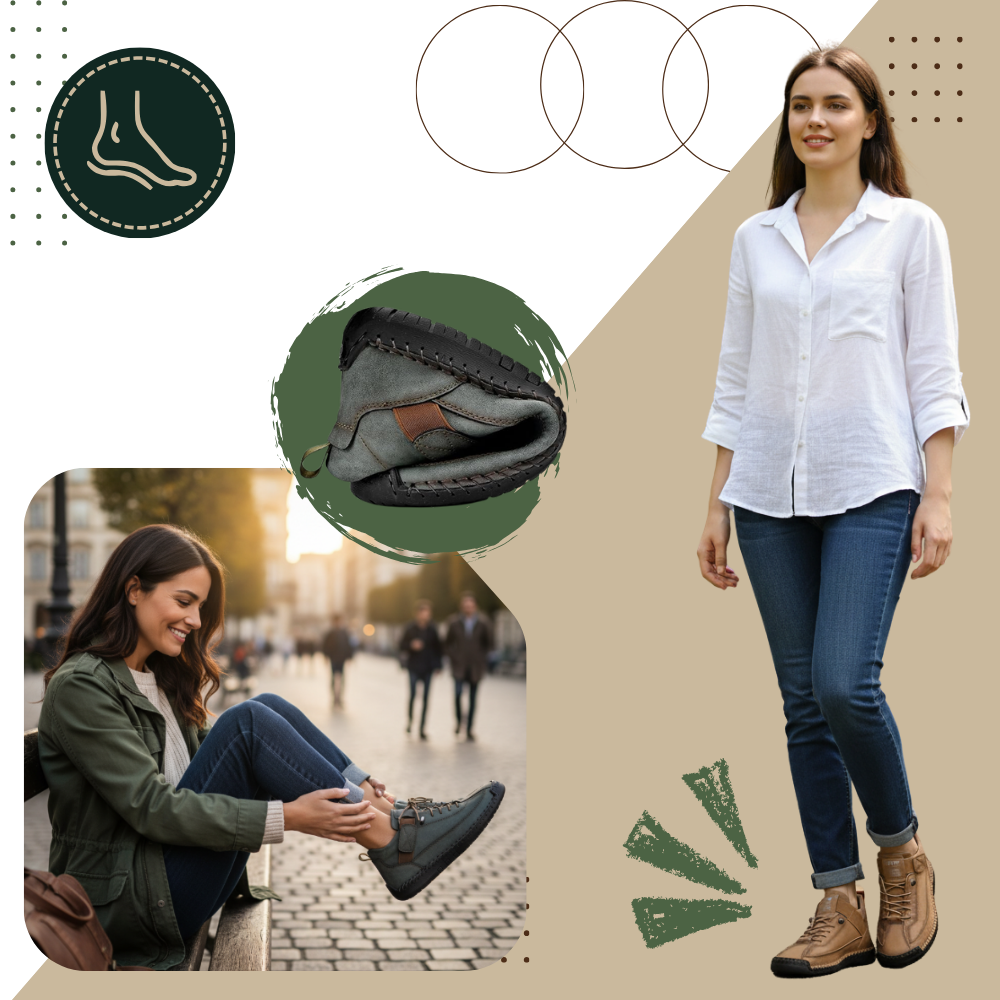 Baskets orthopédiques à soutien enveloppant - Ozerty