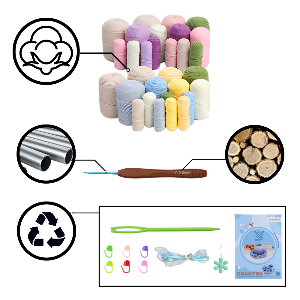 Sous-verres créatifs DIY
- Ozerty