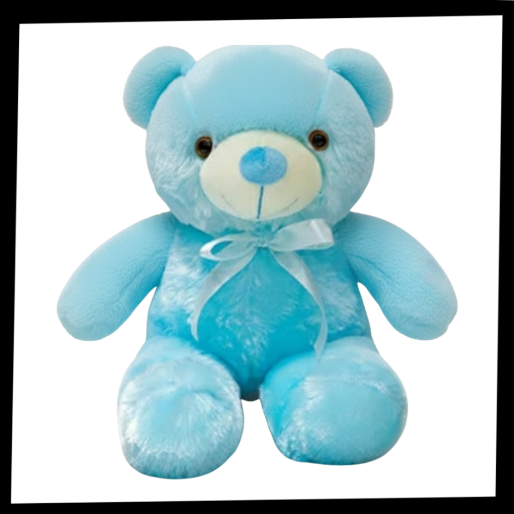 Peluche lumineuse LED en forme d'ourson - Ozerty