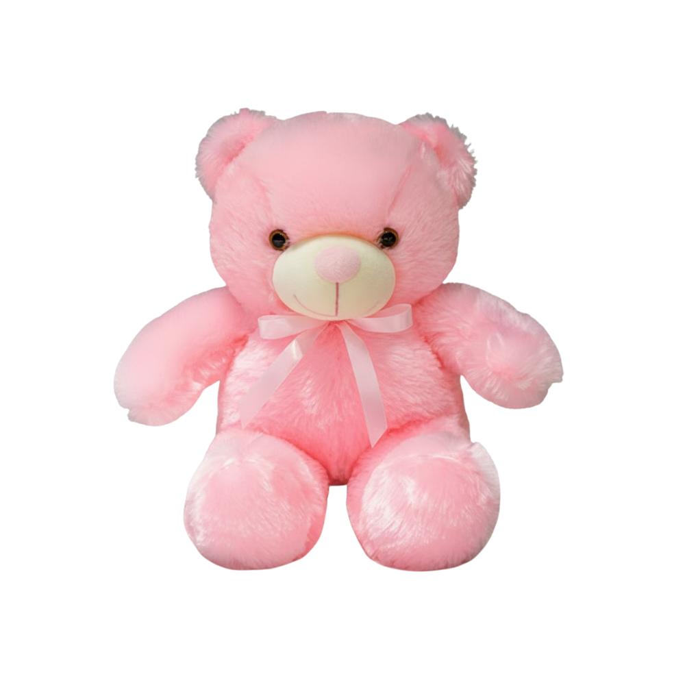 Peluche lumineuse LED en forme d'ourson