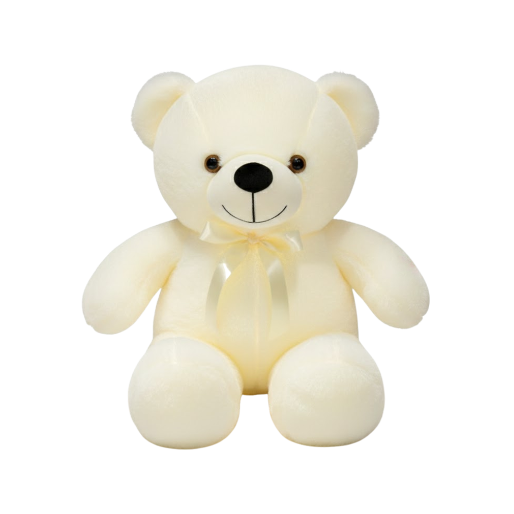 Peluche lumineuse LED en forme d'ourson