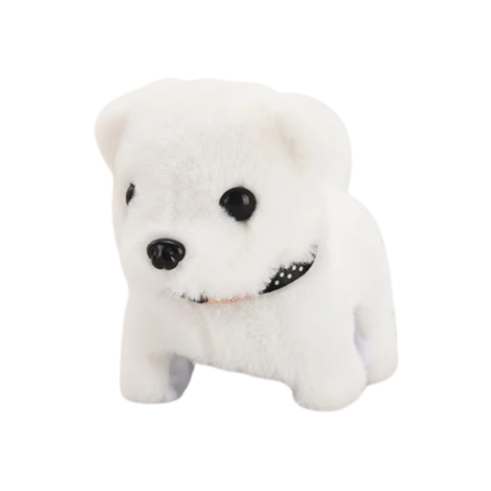 Jouet interactif chiot câlin
 -Bichon blanc - Ozerty