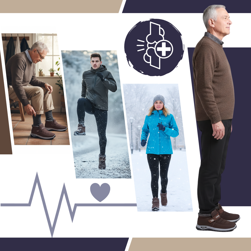 Bottines d'hiver rembourrées à isolation thermique - Ozerty