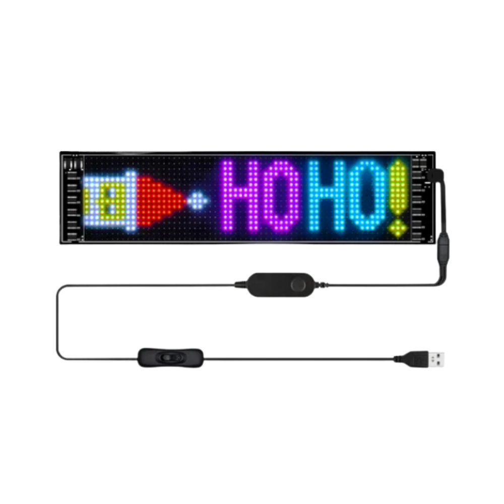 Panneau LED personnalisable et flexible
 -17x7 cm - Ozerty