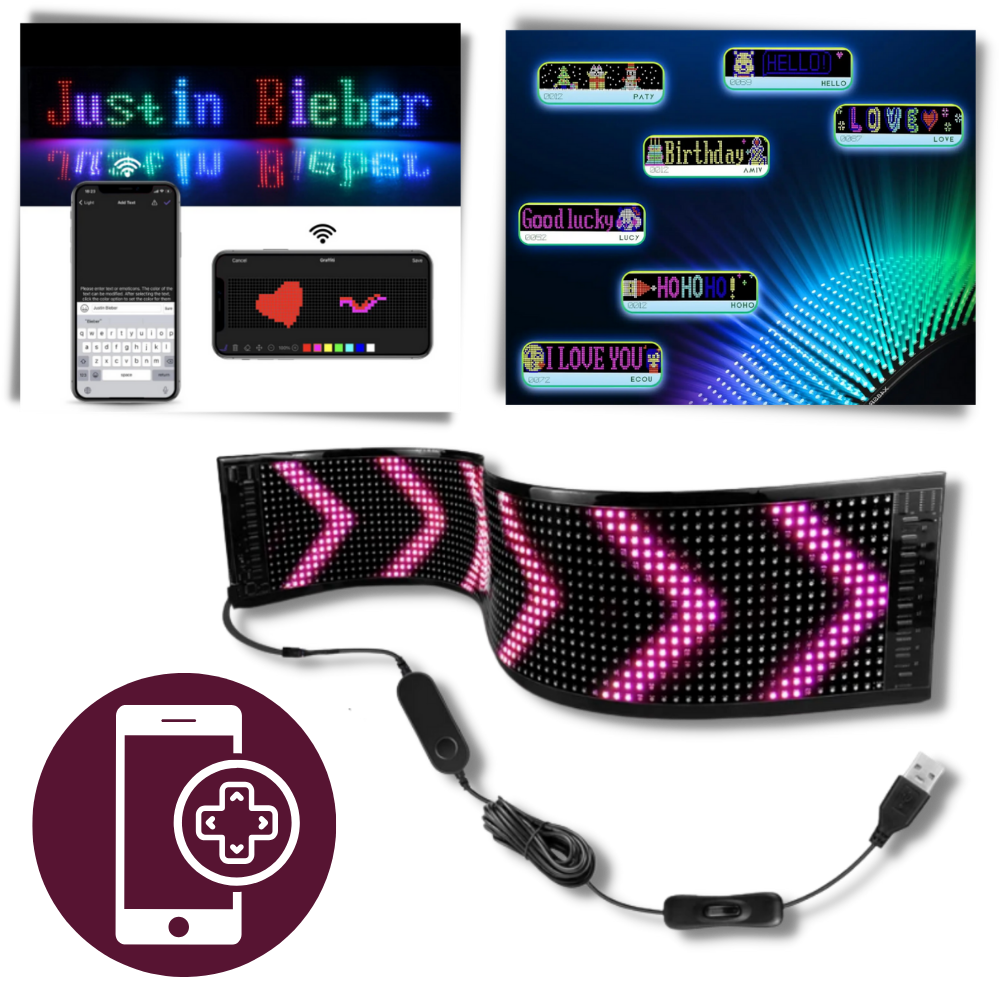 Panneau LED personnalisable et flexible
- Ozerty