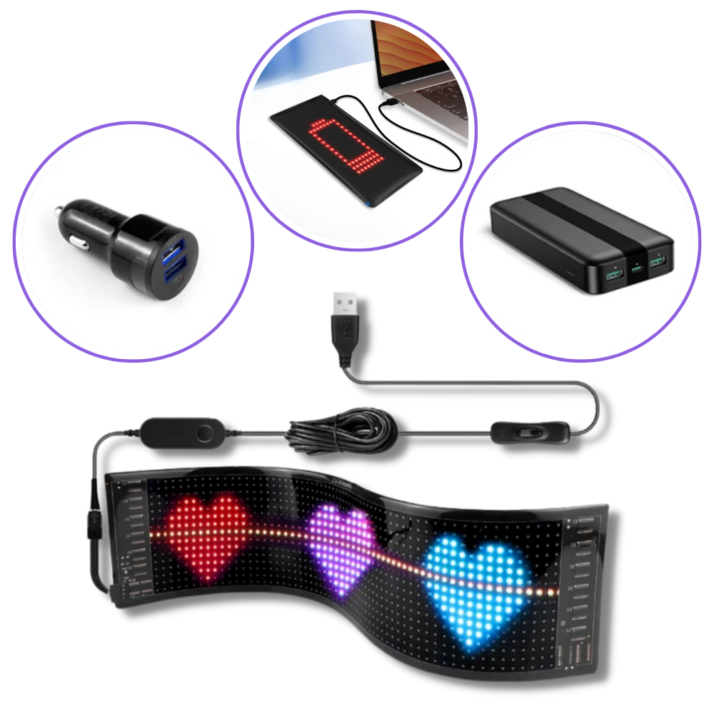 Panneau LED personnalisable et flexible
- Ozerty