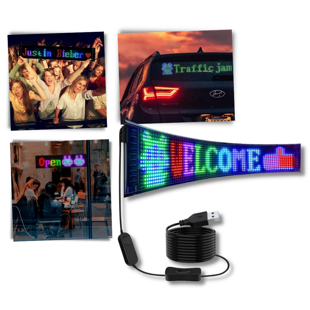 Panneau LED personnalisable et flexible
 - Ozerty