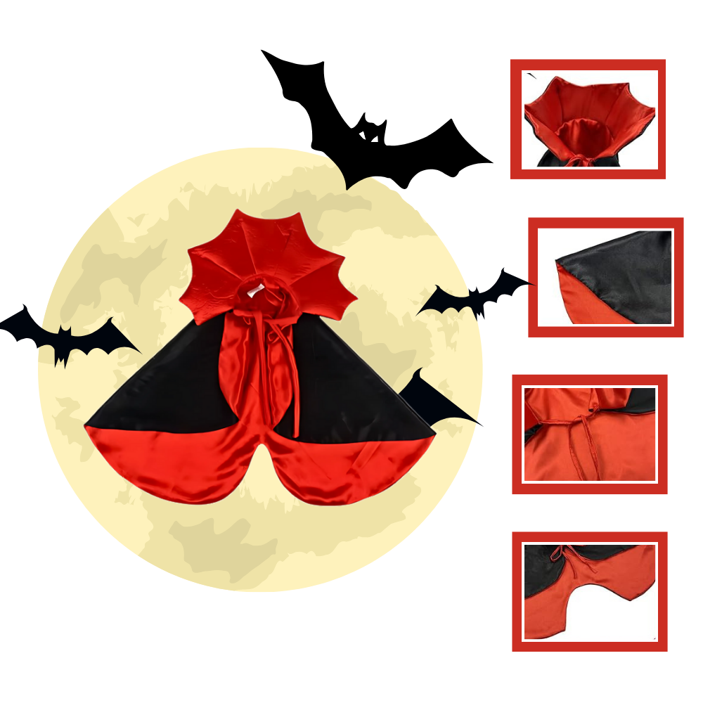 Costume d'Halloween Dracula pour animaux de compagnie - Ozerty