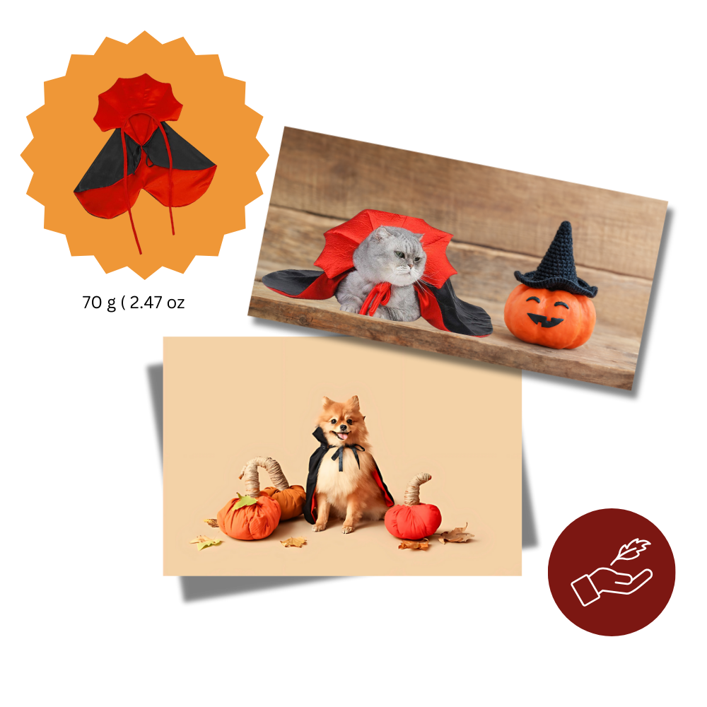 Costume d'Halloween Dracula pour animaux de compagnie - Ozerty