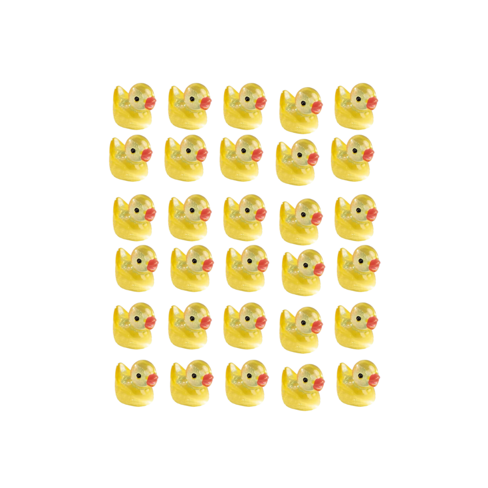 Jouet de défi petit canard -Jaune lumineux - Ozerty