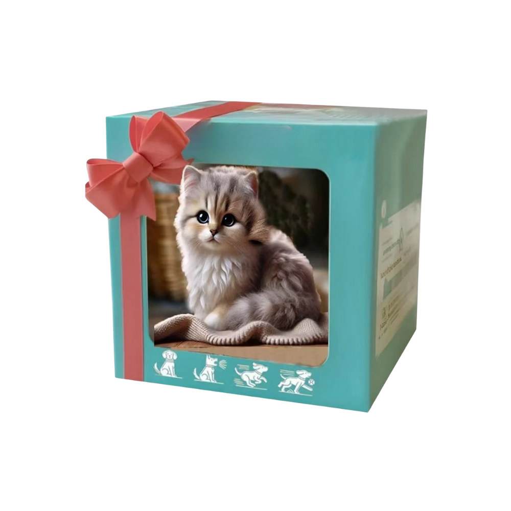 Adorable robot chaton/chiot -Chat gris tigré - Ozerty