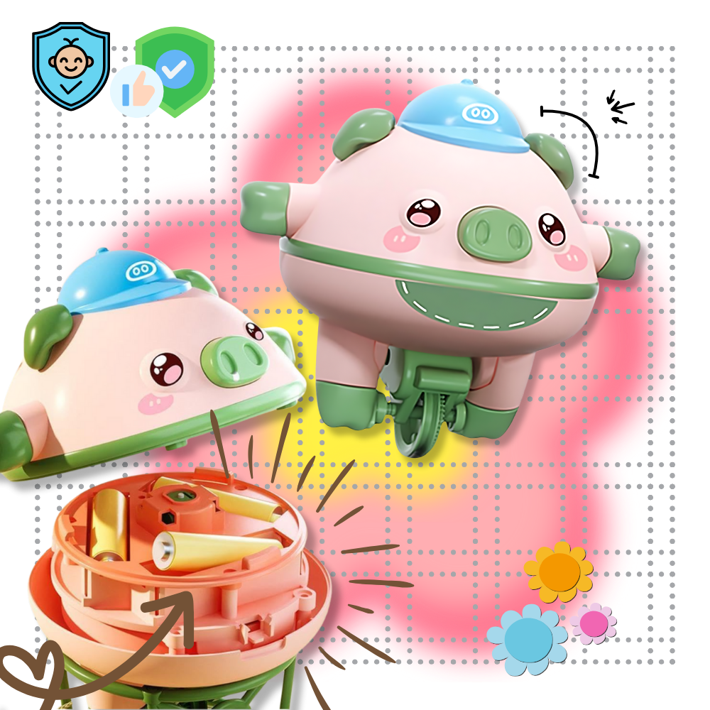 Jouet cochon équilibriste mignon - Ozerty