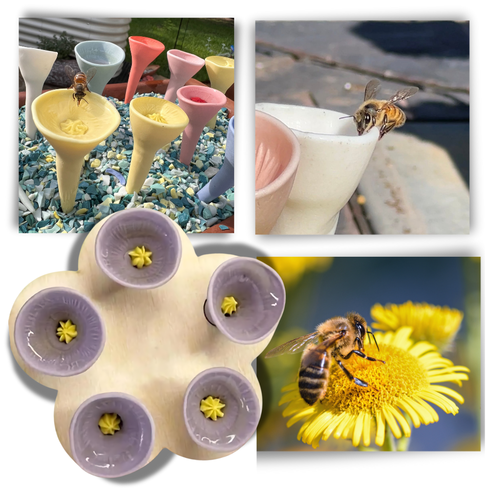 Abreuvoirs pour abeilles discrets et attrayants 
 - Ozerty