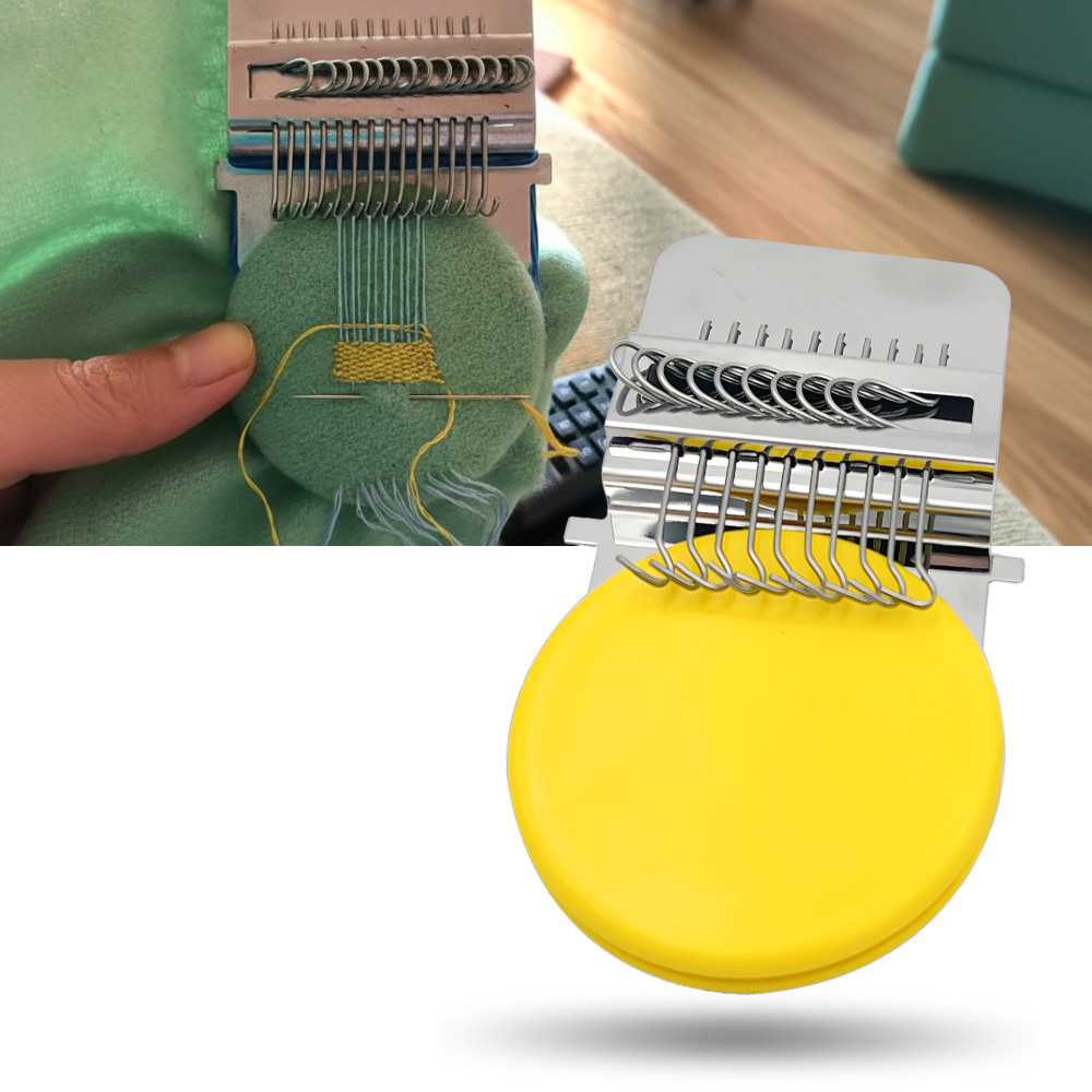 Mini métier à raccommoder tissu DIY - Ozerty