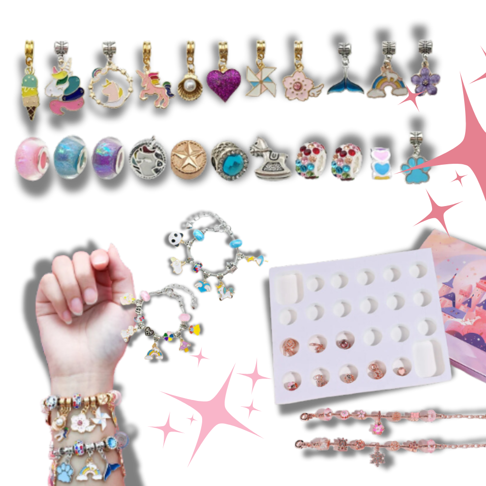 Calendrier de l'Avent Bijoux à faire soi-même de 24 jours - Ozerty