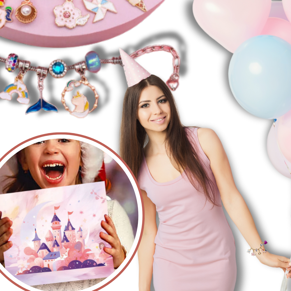 Calendrier de l'Avent Bijoux à faire soi-même de 24 jours - Ozerty