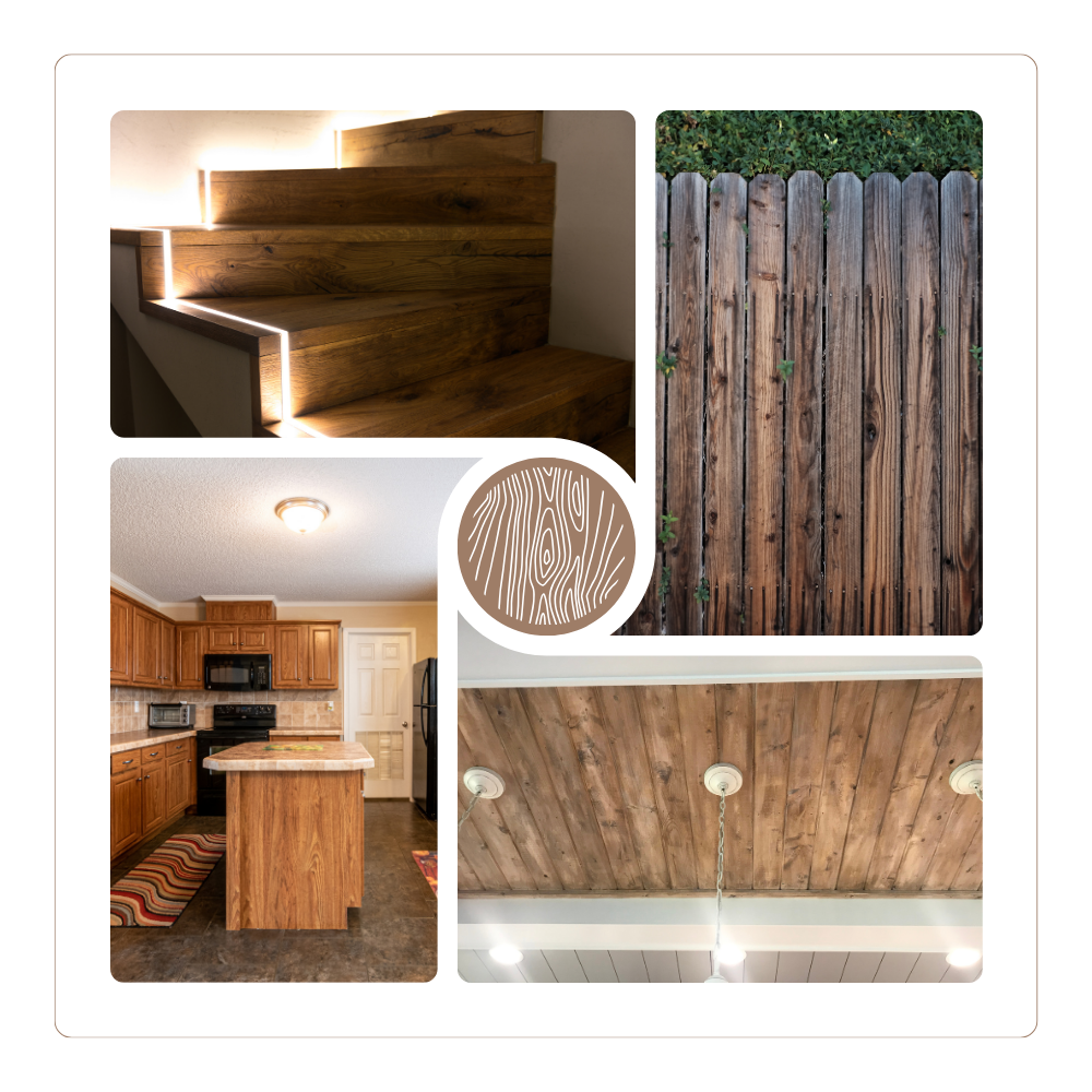 Outil de peinture imitation grain de bois
 - Ozerty