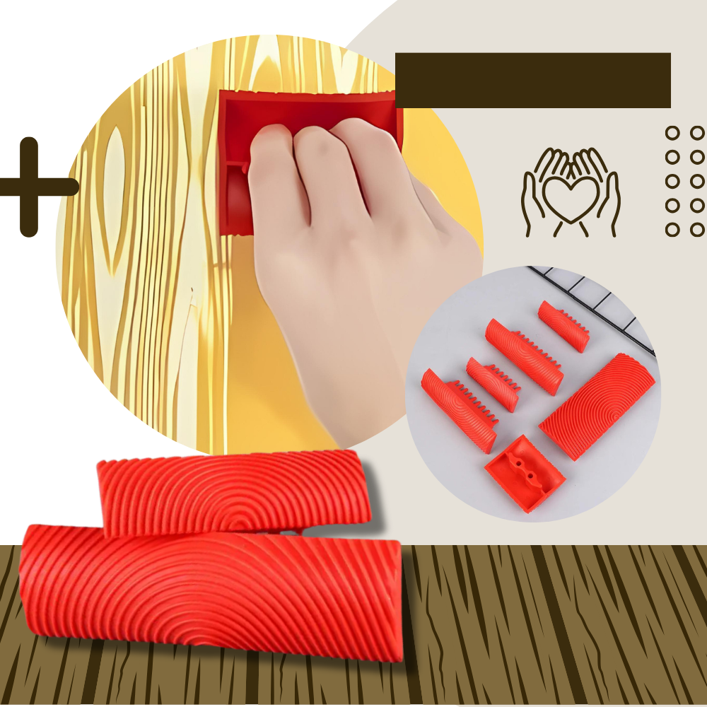 Outil de peinture imitation grain de bois
 - Ozerty