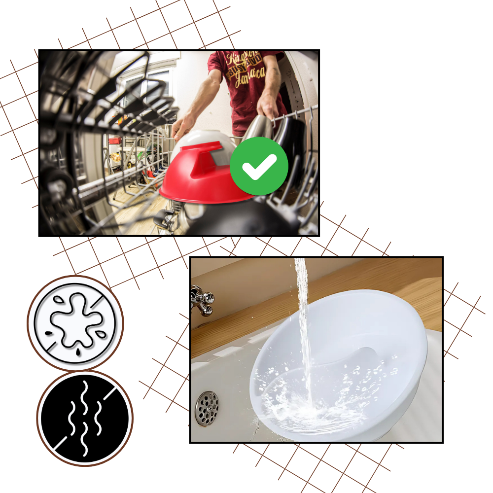 Bol à céréales avec séparation sec-humide - Ozerty