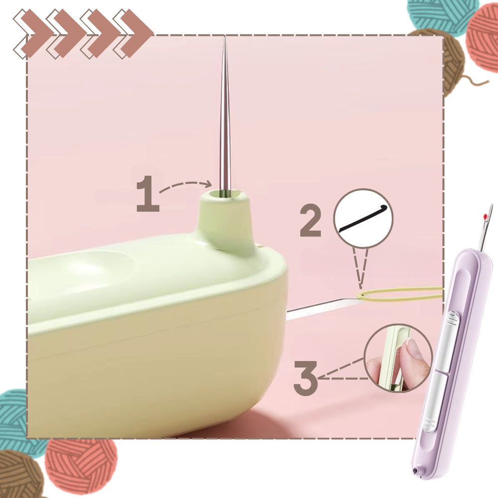 Enfile-aiguille 2-en-1 - Ozerty