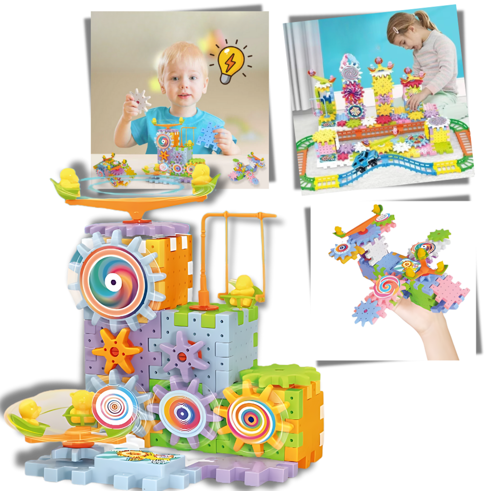 Jouet éducatif à engrenages électriques - Ozerty