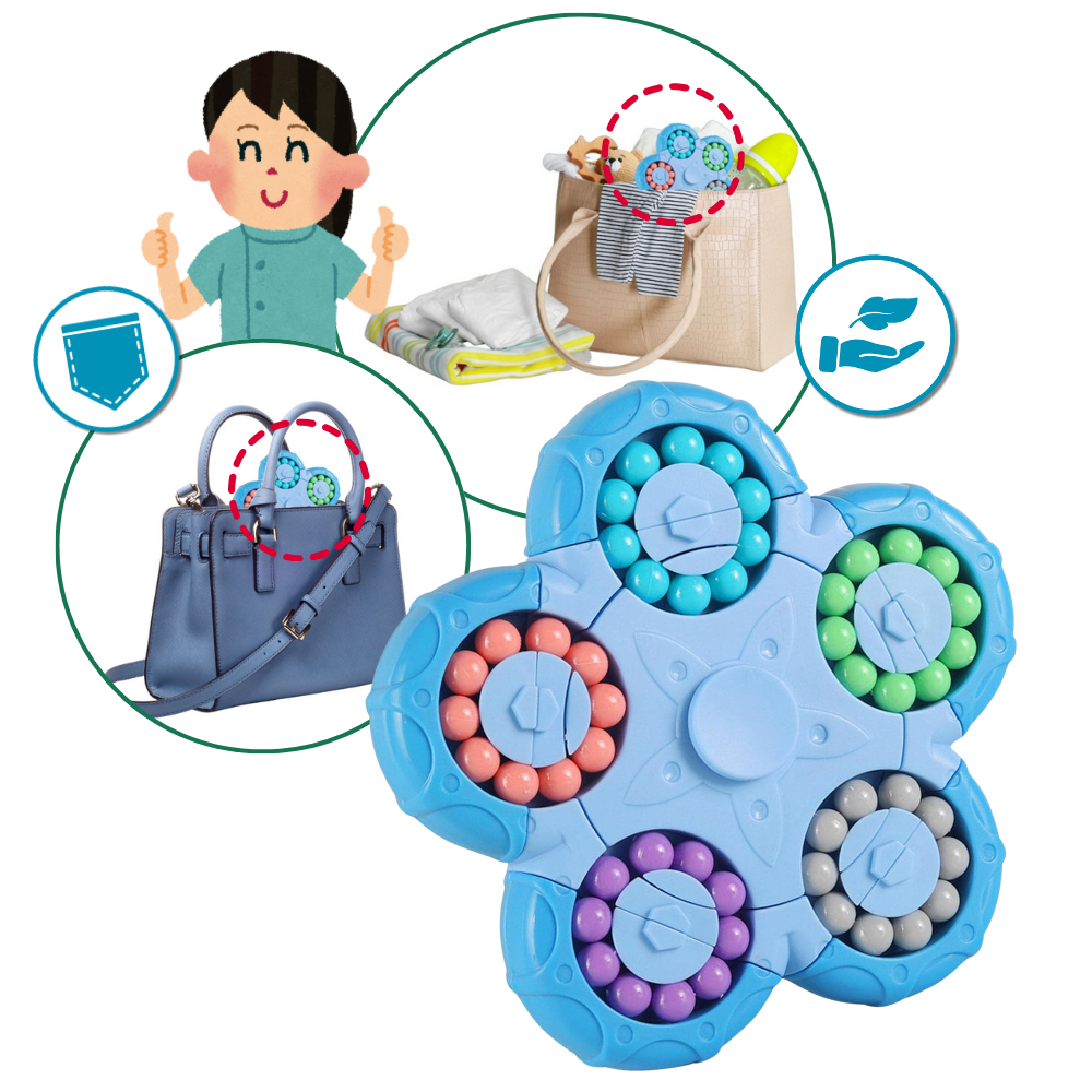 Jouet puzzle haricot magique à double usage - Ozerty