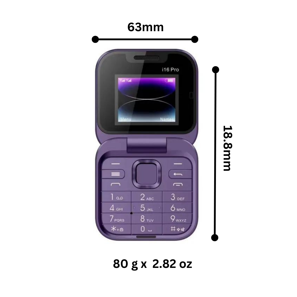 Téléphone portable pliable Dual Sim
- Ozerty