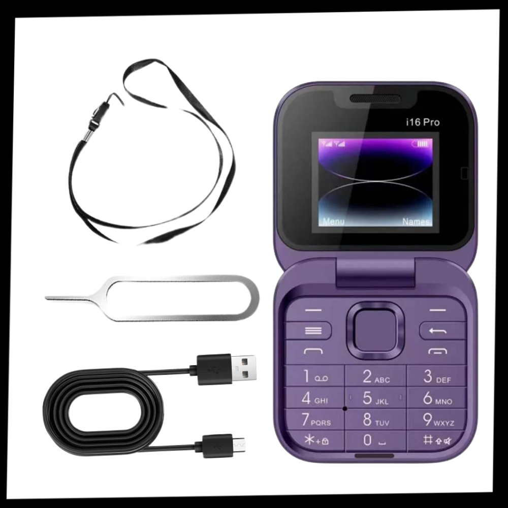 Téléphone portable pliable Dual Sim
- Ozerty