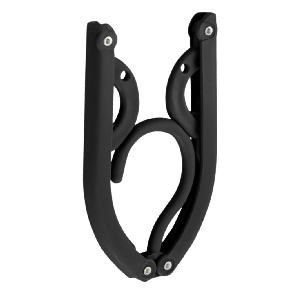 Cintres pliables double taille -Noir - Ozerty