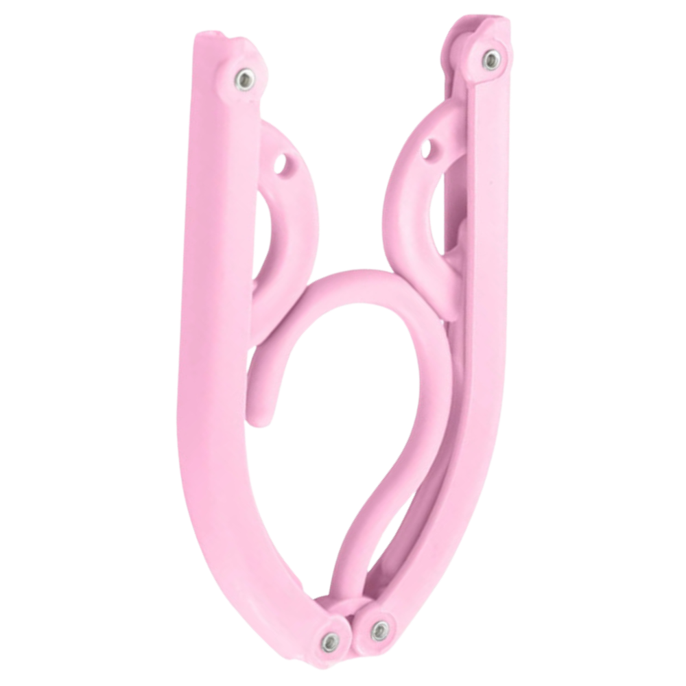 Cintres pliables double taille -Rose - Ozerty