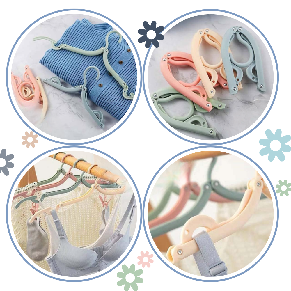 Cintres pliables double taille - Ozerty