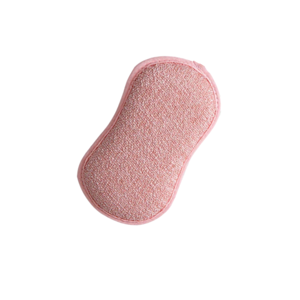 Éponge à vaisselle durable et réutilisable
-Rose - Ozerty