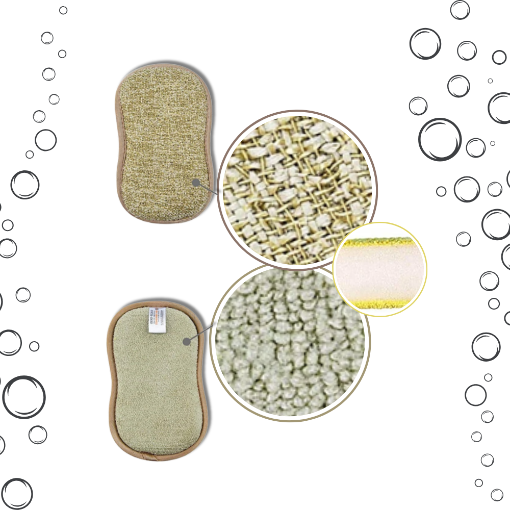 Éponge à vaisselle durable et réutilisable
- Ozerty