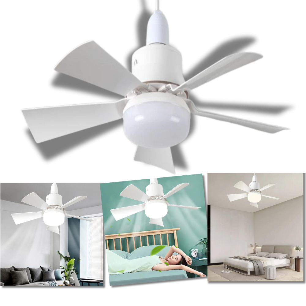 Ventilateur de plafond avec lampe - Ozerty