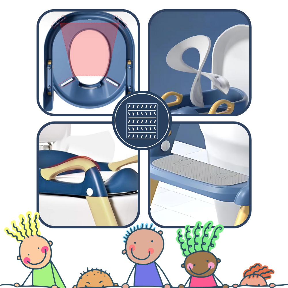 Pot d'apprentissage pour enfant antidérapant et facile à grimper
 - Ozerty