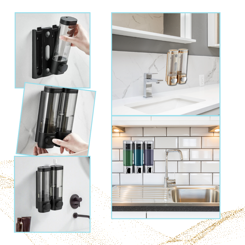 Distributeur de Savon Mural facile à utiliser - Ozerty